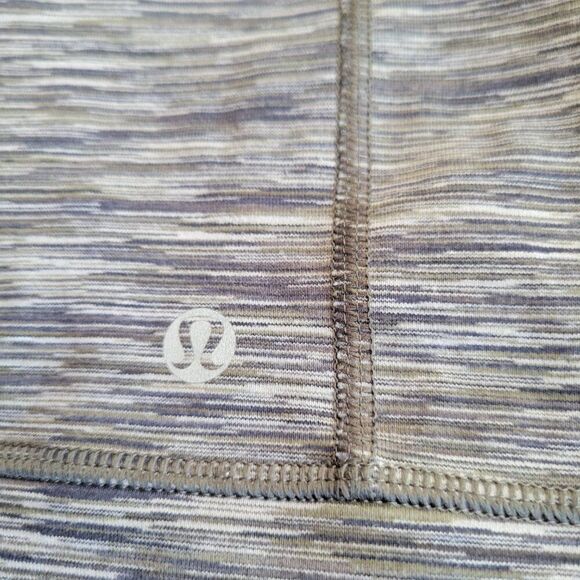 Lululemon Women's Stride Jacket Hoodie Wren Space Dye Zipper High Collar | Sz 10 - Picture 11 of 16